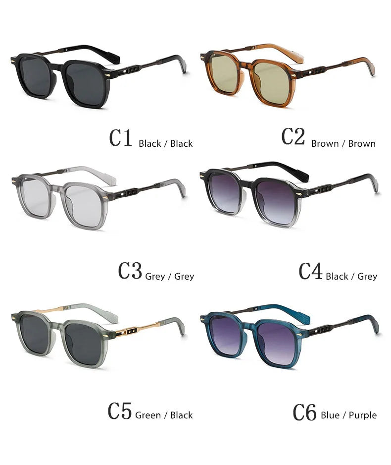 Fashion Sunglass Men Luxury 2025 Sunglasses Women Trendy Vintage Vacation Glasses Luxe Gafas De Sol Hombre Lunette Soleil Femme