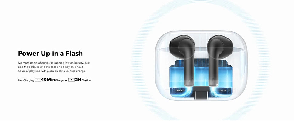 Soundcore K20i by Anker Semi-in-Ear Earbuds Earphone Bluetooth 36H Wireless Bluetooth Headphones Wireless Bluetooth Earphones