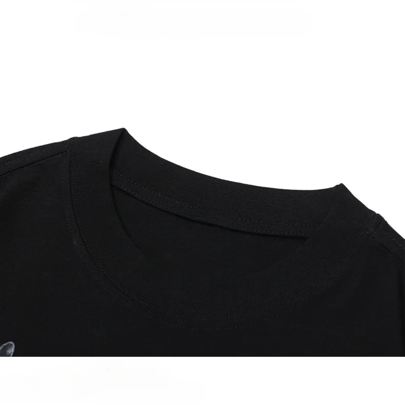 Fashion Printed Summer Short Sleeved Plus Size T-shirt Printed Round Neck Short Sleeved T-shirt Breathable Casual Top for Women