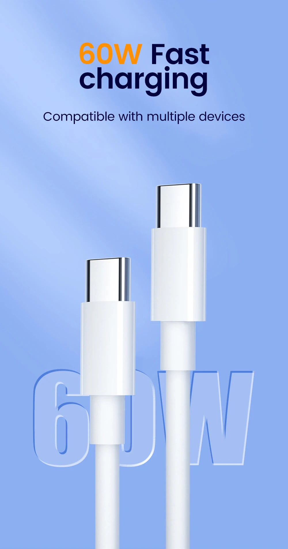 Short 30cm Type C to USB C Cable Fast Charging For Iphone15 Xiaomi Samsung Huawei Power BanK 25cm USB To Type C/USB C Data Cable