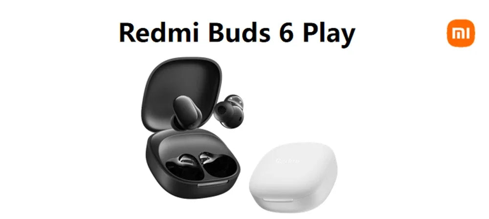 Xiaomi Redmi buds 6 Play Bluetooth 5.4 TWS Earphone Earbuds 10mm Dynamic Driver AI noise cancellation for calls