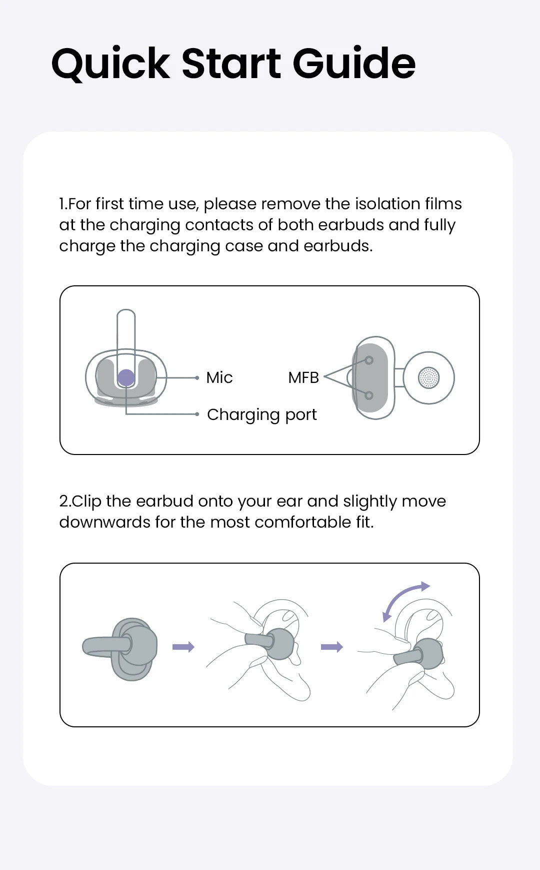HAYLOU AirFree Ear Clip Earphones Bluetooth 5.4 Wireless Earbuds Dual-mic AI Noise Reduction Sports Headphones Smart LED Display