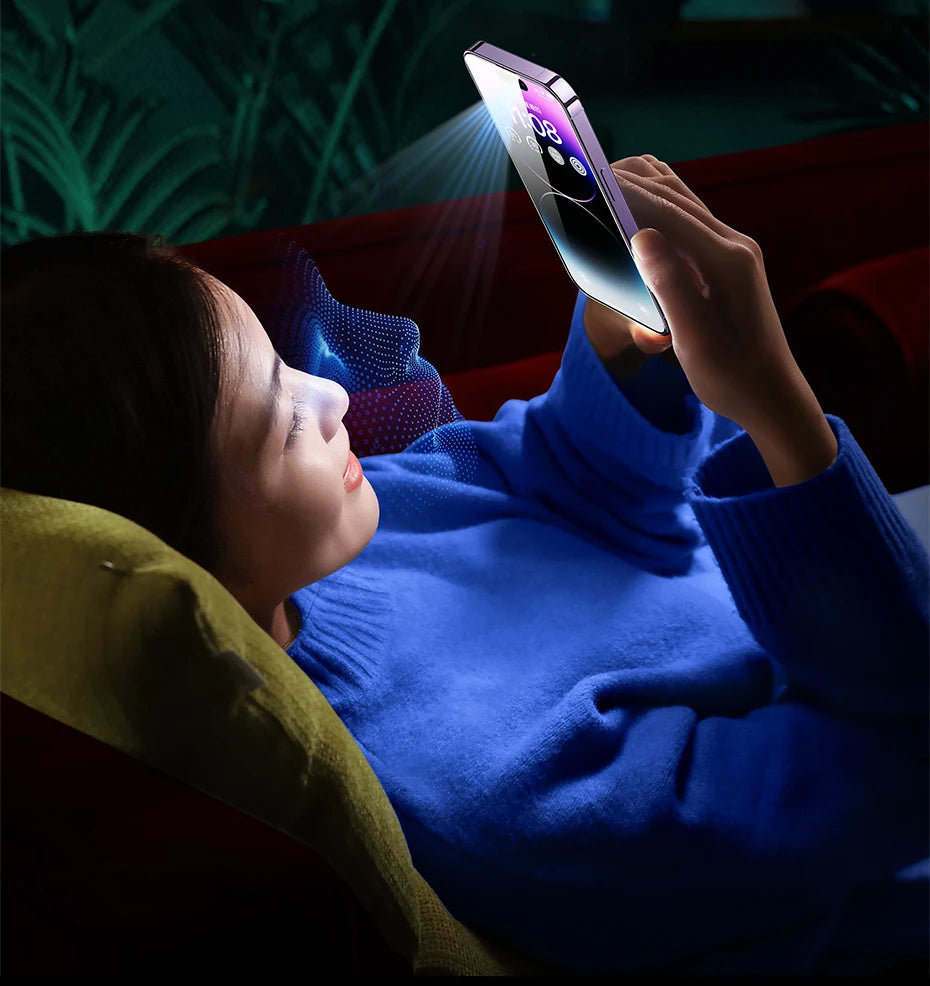 UGREEN for iPhone 15 14 13 Pro Max Glass Screen Protector for iPhone 12 11 XR iPhone 15 Pro Tempered Glass 9D Film