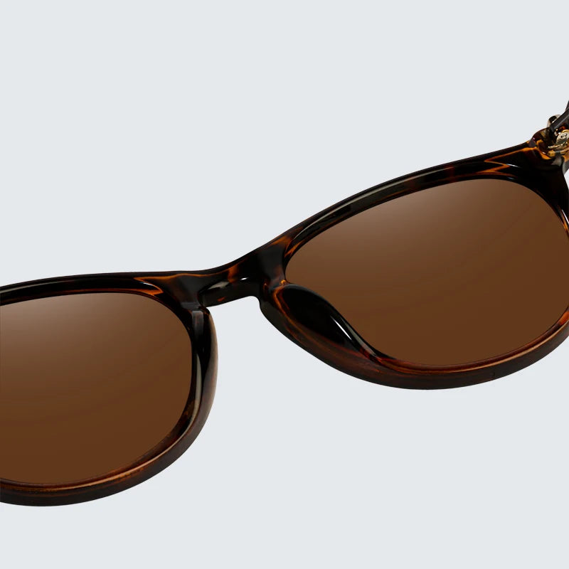 Trendy Polarized Sunglasses For Women Brand Design Frame Fashion Sunglasses Pink UV400