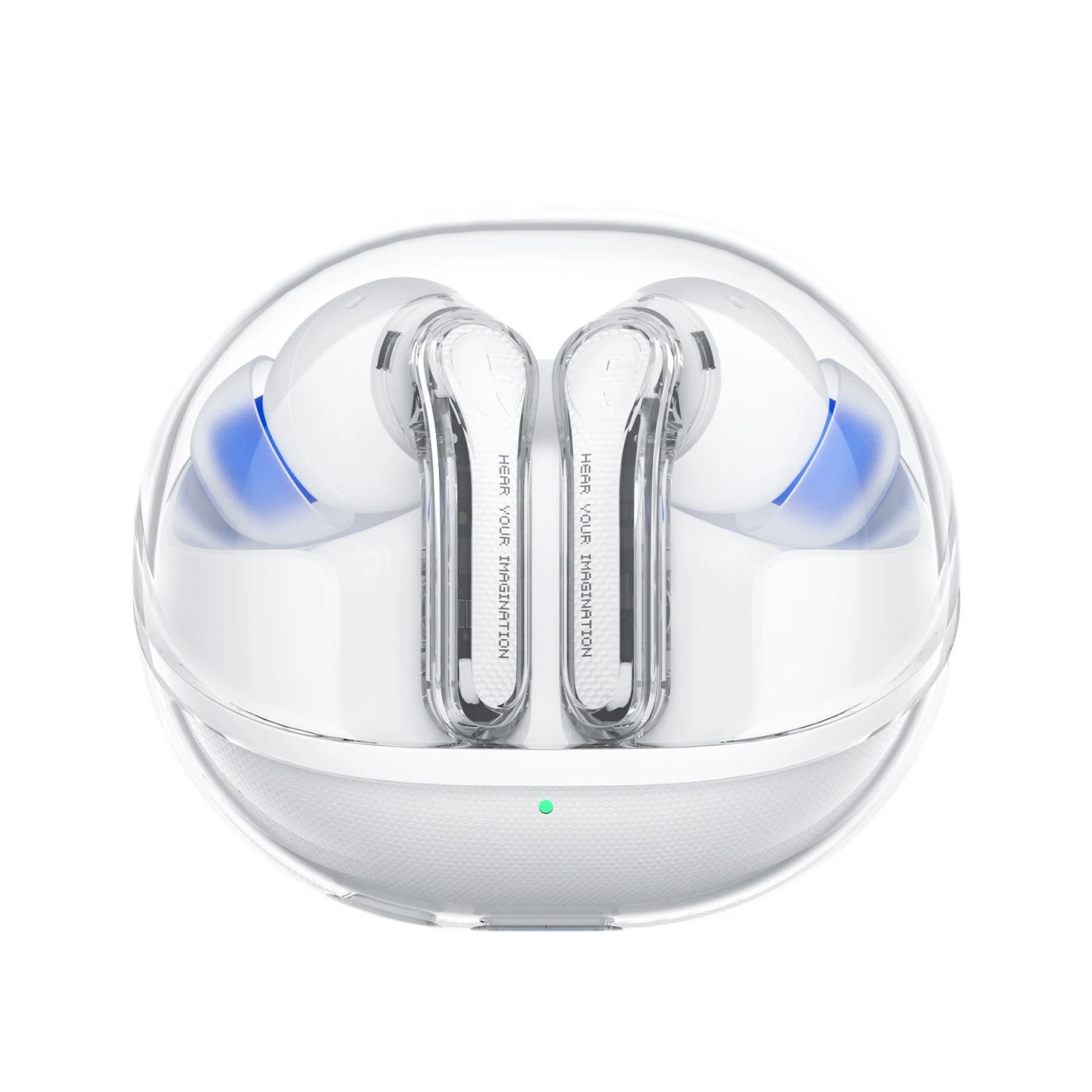 SoundPEATS Clear Transparent Series Bluetooth 5.3 True Wireless Earbuds with Dual ENC Mic, Gaming Mode, App Support, 40H