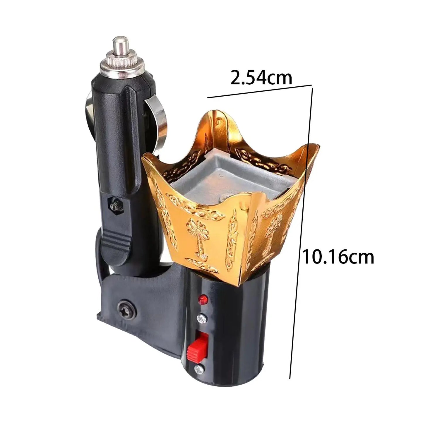 Car Electric Incense Burner Gift Cigarette Lighter Decorative Bakhoor Burner