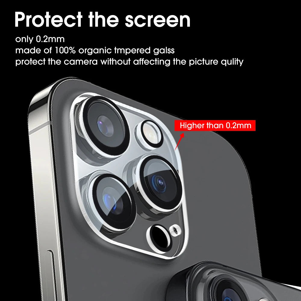 1-5PCS HD Back Camera Glass Protectors For iPhone 16 Pro Max 15 14 Plus Lens Protective Glass on iPhone 13 mini Rear Camera Film