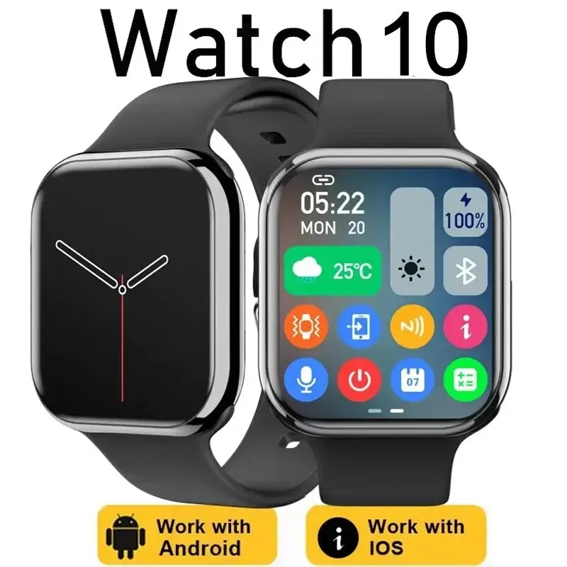New 2025 Original For Apple Watch 10 GPS Smart Watch Men Body Temperature Bluetooth Call NFC Sports Women SmartWatch for Apple