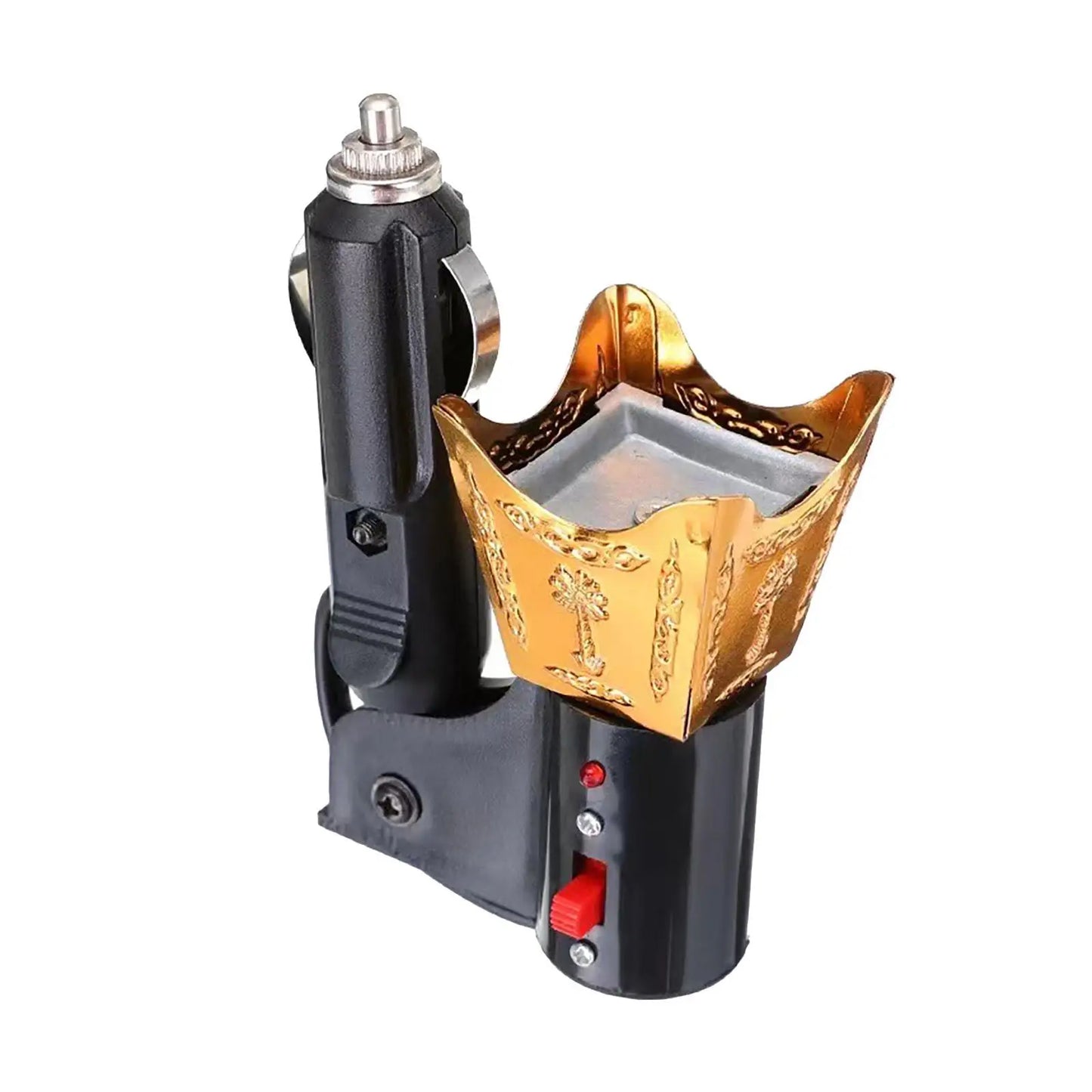 Car Electric Incense Burner Gift Cigarette Lighter Decorative Bakhoor Burner