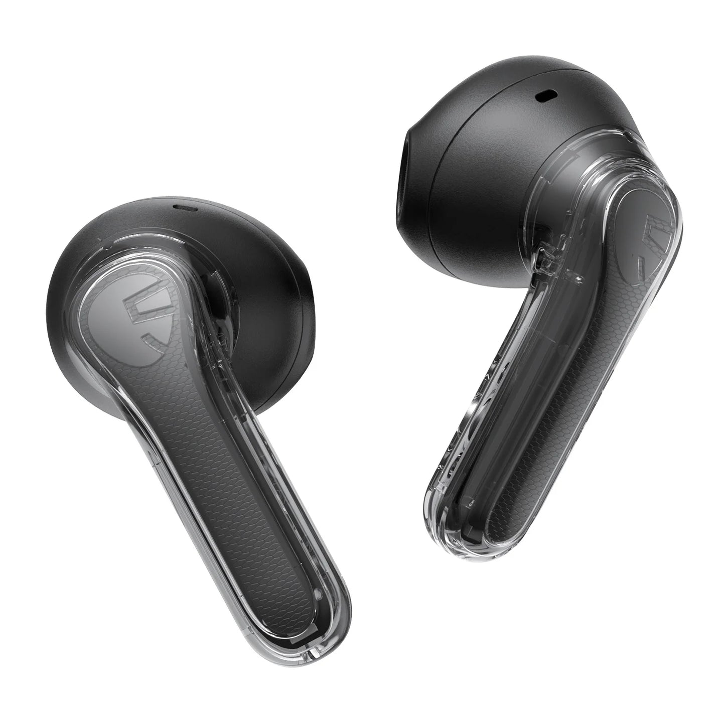 SoundPEATS Clear Pods Bluetooth Wireless Earphones with Dual ENC Mic, 13mm Drivers,Deep Bass, Total 40H Playtime, APP Control