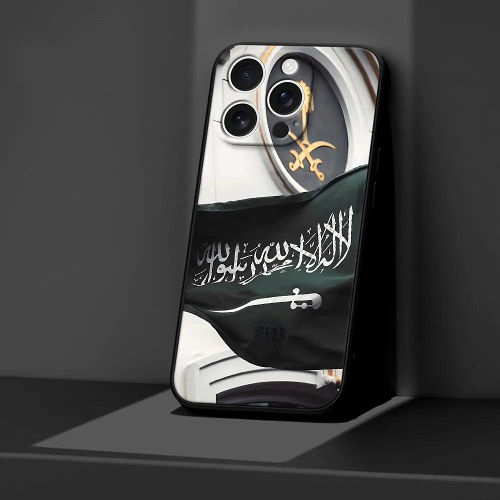 Kingdom Of Saudi Arabia Flag Case for Apple iPhone 16e 11 13 15 14 Plus 16 Pro Max X XS XSMax TPU Black Phone Cover Bumper
