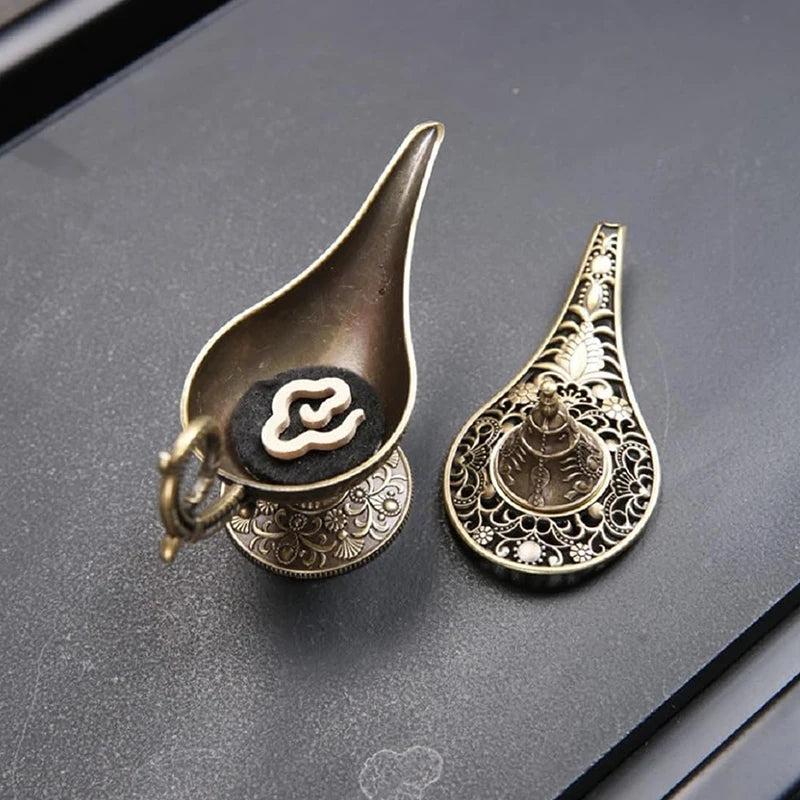 Antique Style Lamp Metal Incense Burner Scented Unscented Candle Holder Home Decor Gift Arabic Incense Burner Lotus Oud