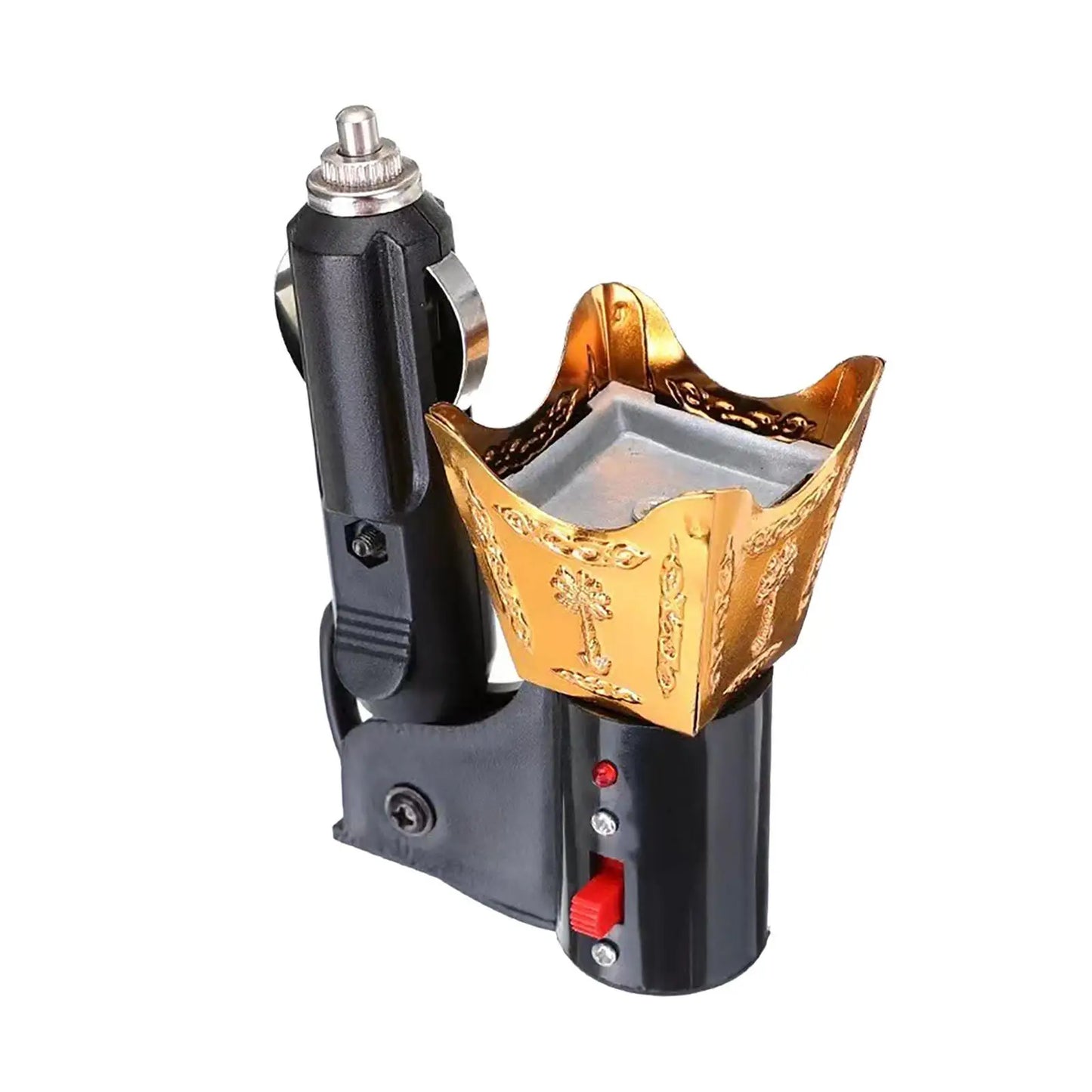 Car Electric Incense Burner Gift Cigarette Lighter Decorative Bakhoor Burner