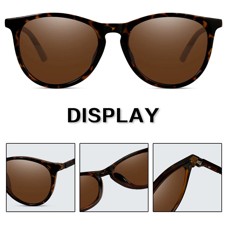 Trendy Polarized Sunglasses For Women Brand Design Frame Fashion Sunglasses Pink UV400