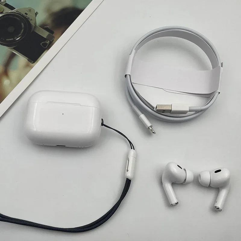 Apple AirPods Pro 2 Wireless Bluetooth Earbuds Active Noise Cancellation Transparency Spatial Audio USB-C MagSafe Charging Case