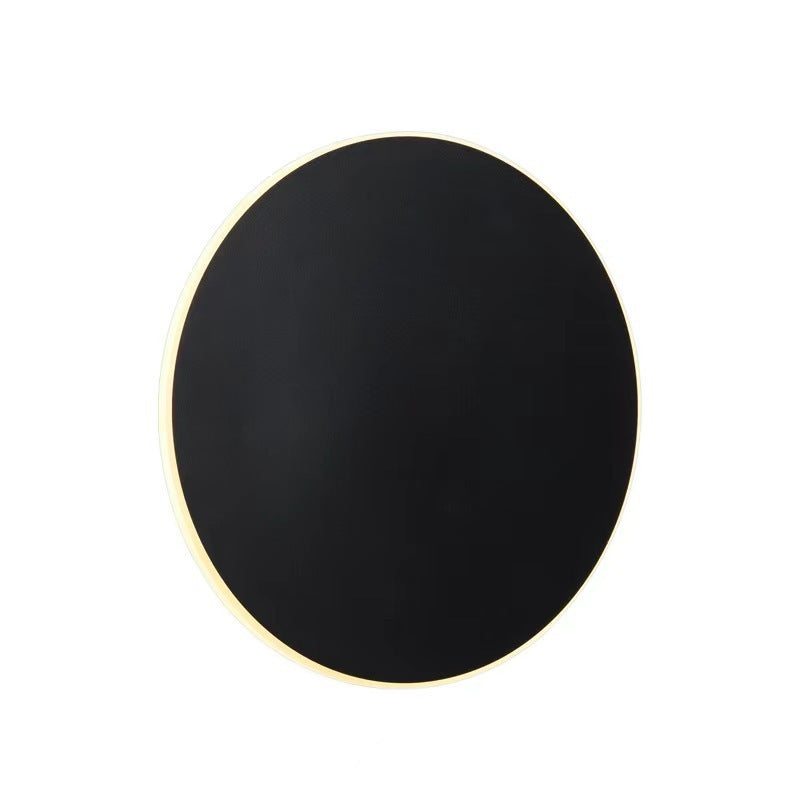 Simple Led Round Wall Lamp Touch Bedroom Bedside