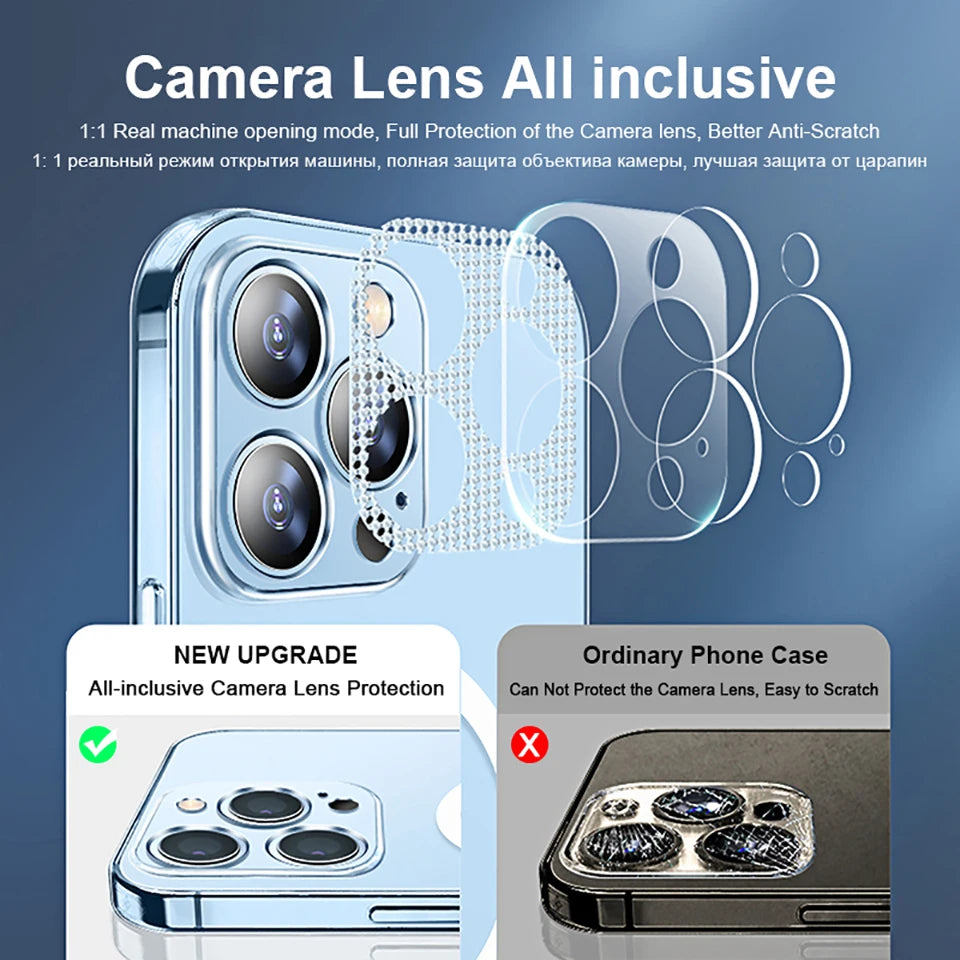 Magsafe Wireless Charging Magnetic Case For iPhone 14 11 12 13 Pro Max 12 13 mini 14 Plus Transparent Shockproof Cover Cases