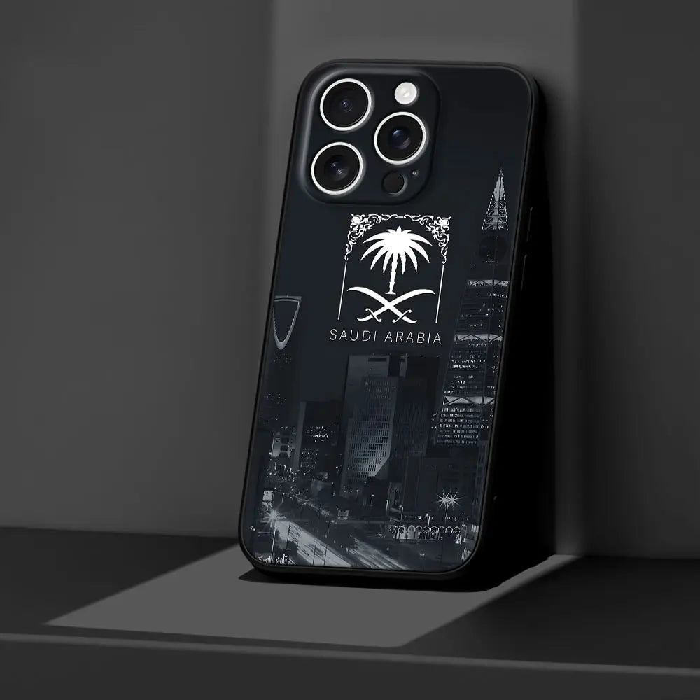 Kingdom Of Saudi Arabia Flag Case for Apple iPhone 16e 11 13 15 14 Plus 16 Pro Max X XS XSMax TPU Black Phone Cover Bumper