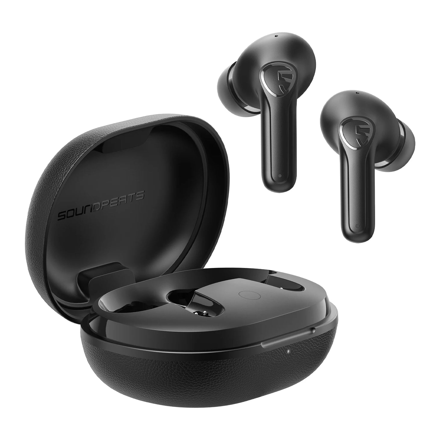 SoundPEATS Life Wireless Earbuds Active Noise Cancelling Bluetooth V5.2 Earphones with 4 Mic,12mm Driver,AI ENC for Clear Calls