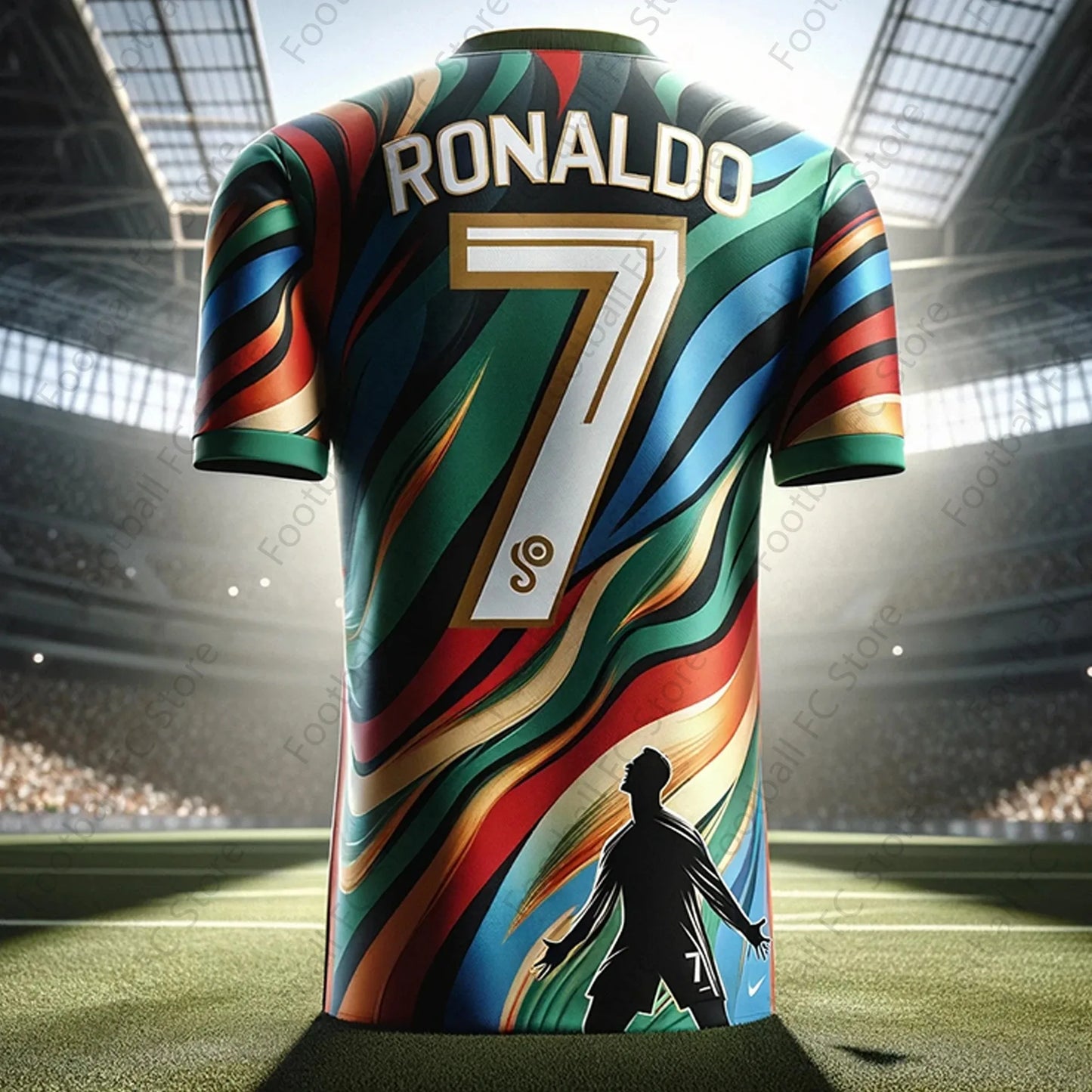 2024 New CHATGPT-Special Ronaldos 7 Soccer Jersey for Kids and Adult Intelligent Design Edition Jersey Summer Outdoor Loose Top
