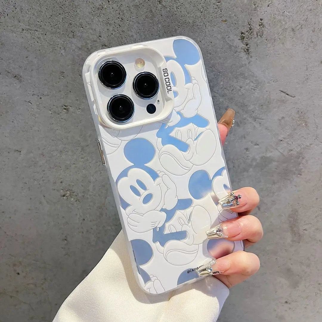 Mickeys Minnies Mouses Smile Phone Case For iPhone 16 15 14 13 12 11 Pro Max 7 8 Plus XR XS MAX Y2K Girl Cute Back Cover