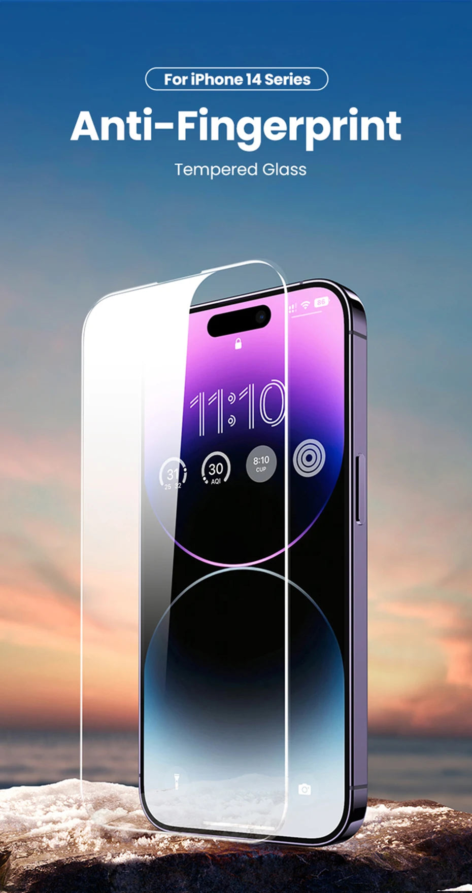 UGREEN 2PCS Screen Protector For iPhone 16 15 14 13 12 11 Pro Max Tempered Glass For iPhone 16 Plus Screen Protectors 15pro Film