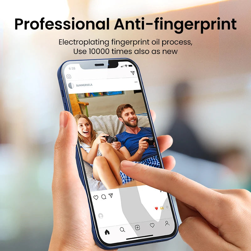 UGREEN for iPhone 15 14 13 Pro Max Glass Screen Protector for iPhone 12 11 XR iPhone 15 Pro Tempered Glass 9D Film