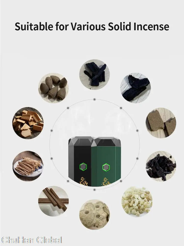 Arabic Electric Incense Burners Bakhoor Ramadan Oudh Chips Burner Home Decor