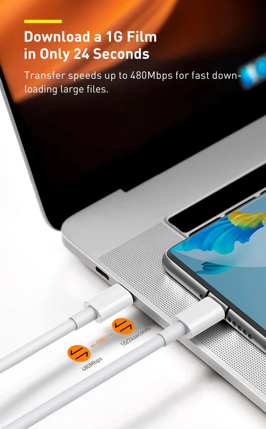 Type C to Type C Cable 100W PD Fast Charging For iPhone 15 Plus Pro Max Samsung Huawei Xiaomi OPPO USB C to USB C Charger Cable