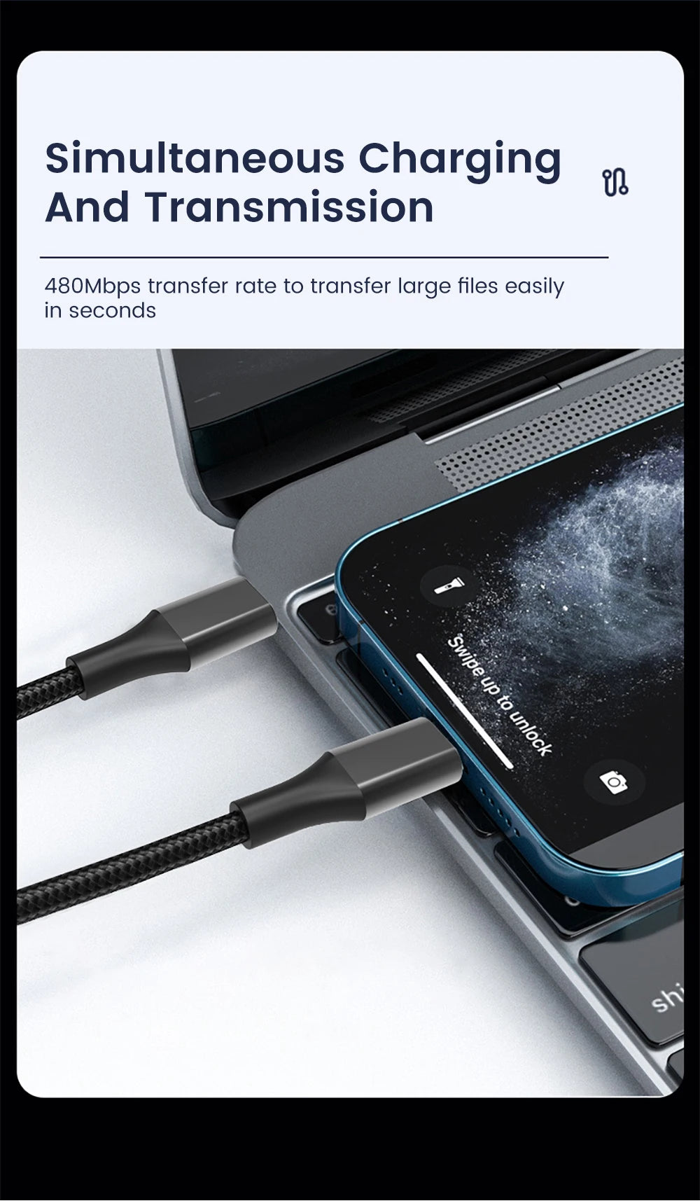Short 30cm Type C to USB C Cable Fast Charging For Iphone15 Xiaomi Samsung Huawei Power BanK 25cm USB To Type C/USB C Data Cable