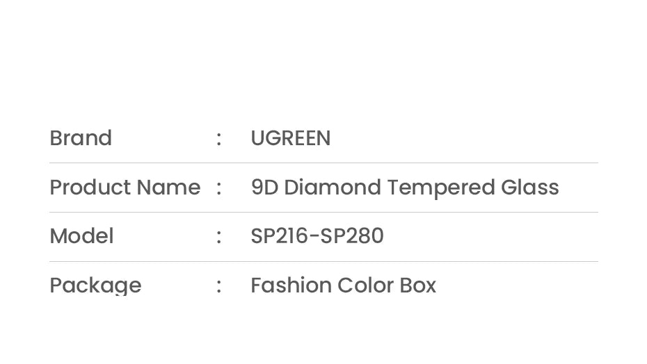 UGREEN for iPhone 15 14 13 Pro Max Glass Screen Protector for iPhone 12 11 XR iPhone 15 Pro Tempered Glass 9D Film