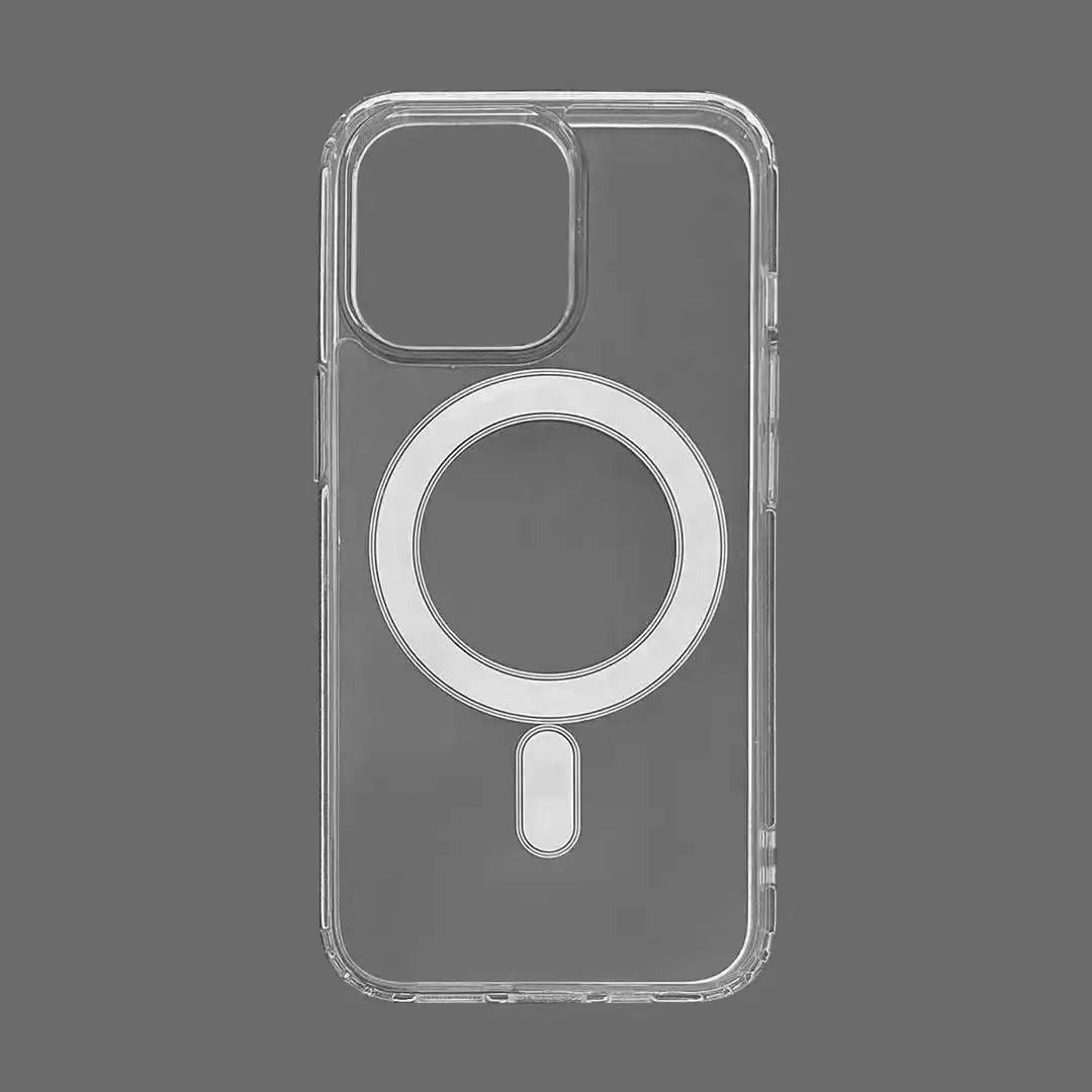 Magsafe Wireless Charging Magnetic Case For iPhone 14 11 12 13 Pro Max 12 13 mini 14 Plus Transparent Shockproof Cover Cases