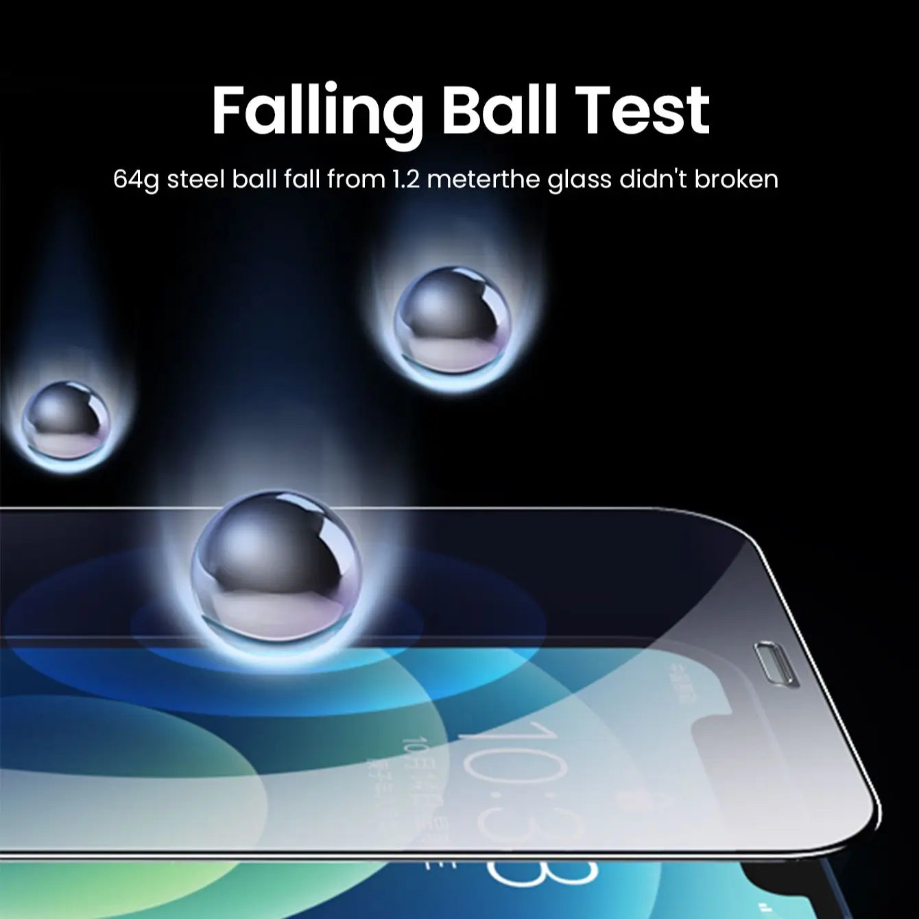 UGREEN for iPhone 15 14 13 Pro Max Glass Screen Protector for iPhone 12 11 XR iPhone 15 Pro Tempered Glass 9D Film