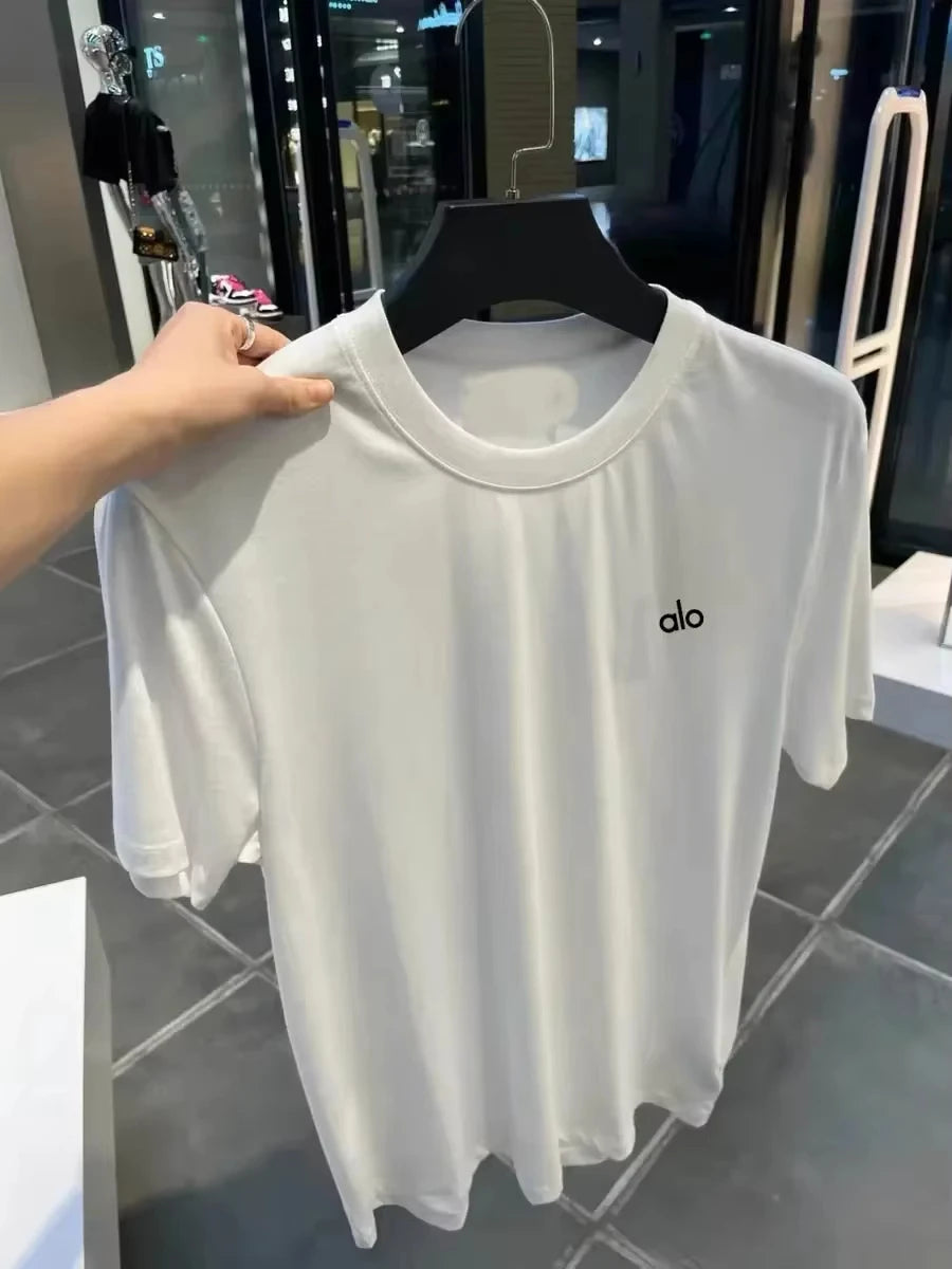 Fashion Printed Summer Short Sleeved Plus Size T-shirt Printed Round Neck Short Sleeved T-shirt Breathable Casual Top for Women
