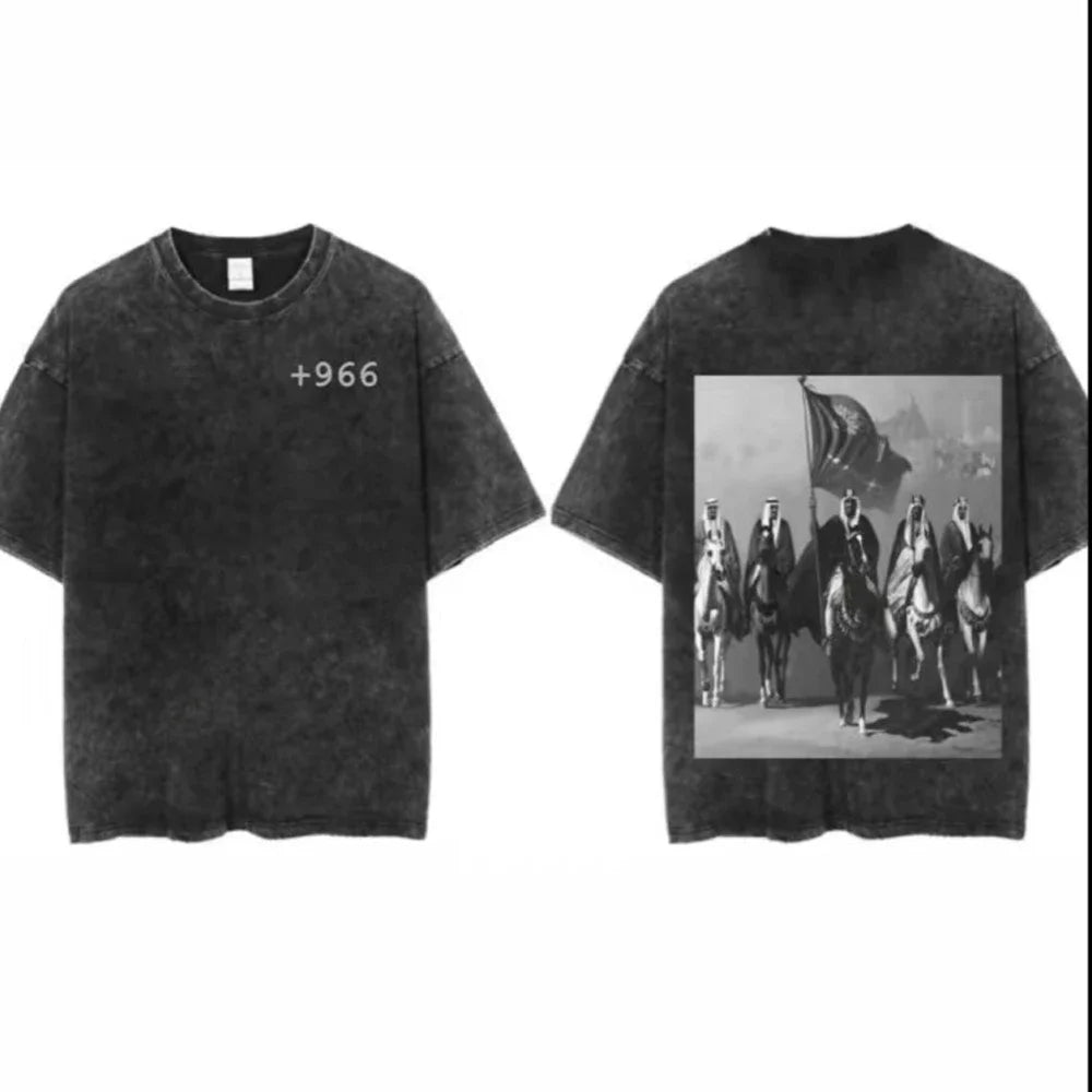 Kingdom of Saudi Arabia T-shirts Vintage Streetwear T-shirt Saudi National Day Tshirts 23 September 1932 Tees Unisex Y2k T Shirt
